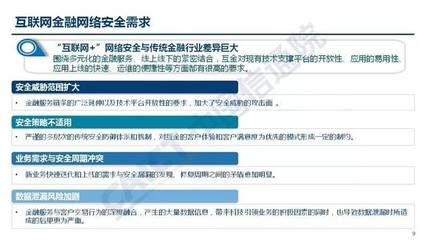 封莎:互聯網金融網絡安全風險與防護 | PPT